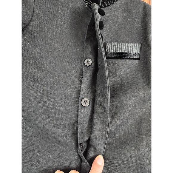 Eden Robe Boys sz 16 made in Pakistan black Sherwani - Picture 7 of 13